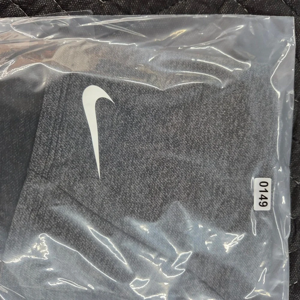 Nike Dri-FIT Womens Training Shorts Charcoal Heather Grey Size Large